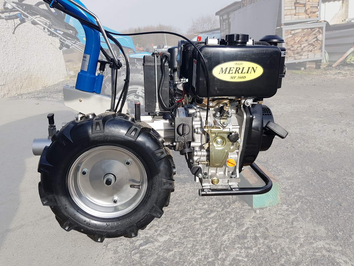 Diesel Dvoukolový, jednoosý traktor Dabaki Merlin MF 360,